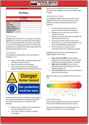 noise toolbox talk