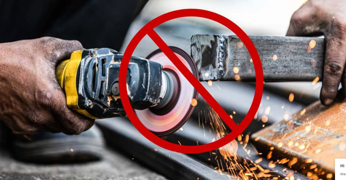 grinder safety toolbox talk